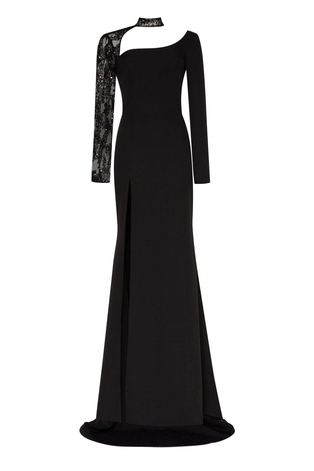 Black Party Wear Dress - Plus size Dresses - Lotuslane.in